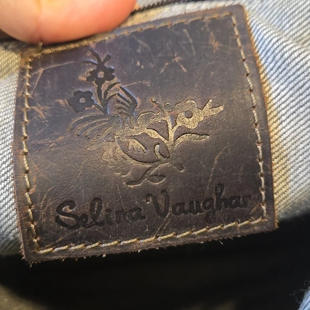 Vintage Selina Vaughan Royal Quality Brown& Tan Men's Bag Backpack